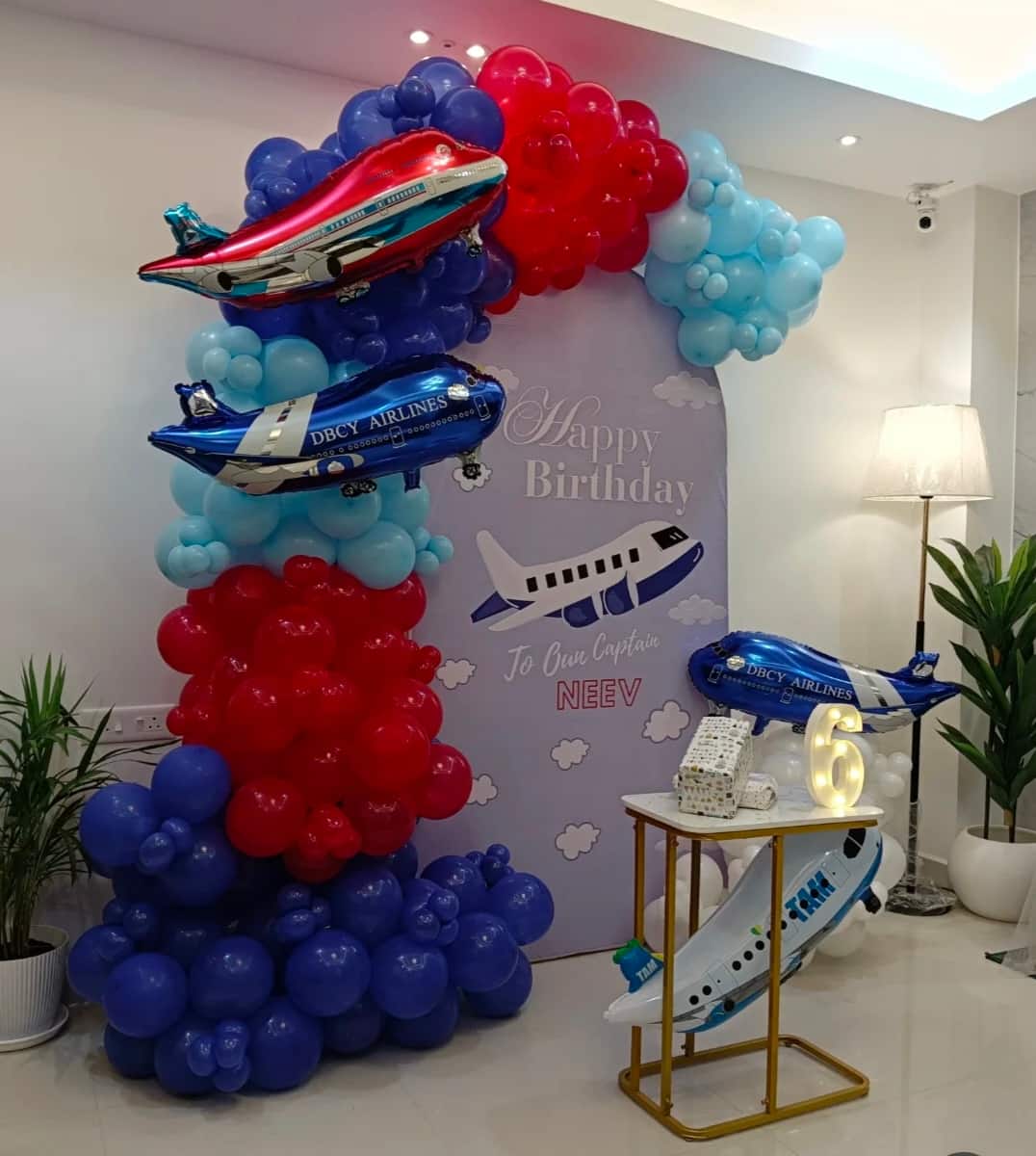 Aeroplane Theme Decoration
