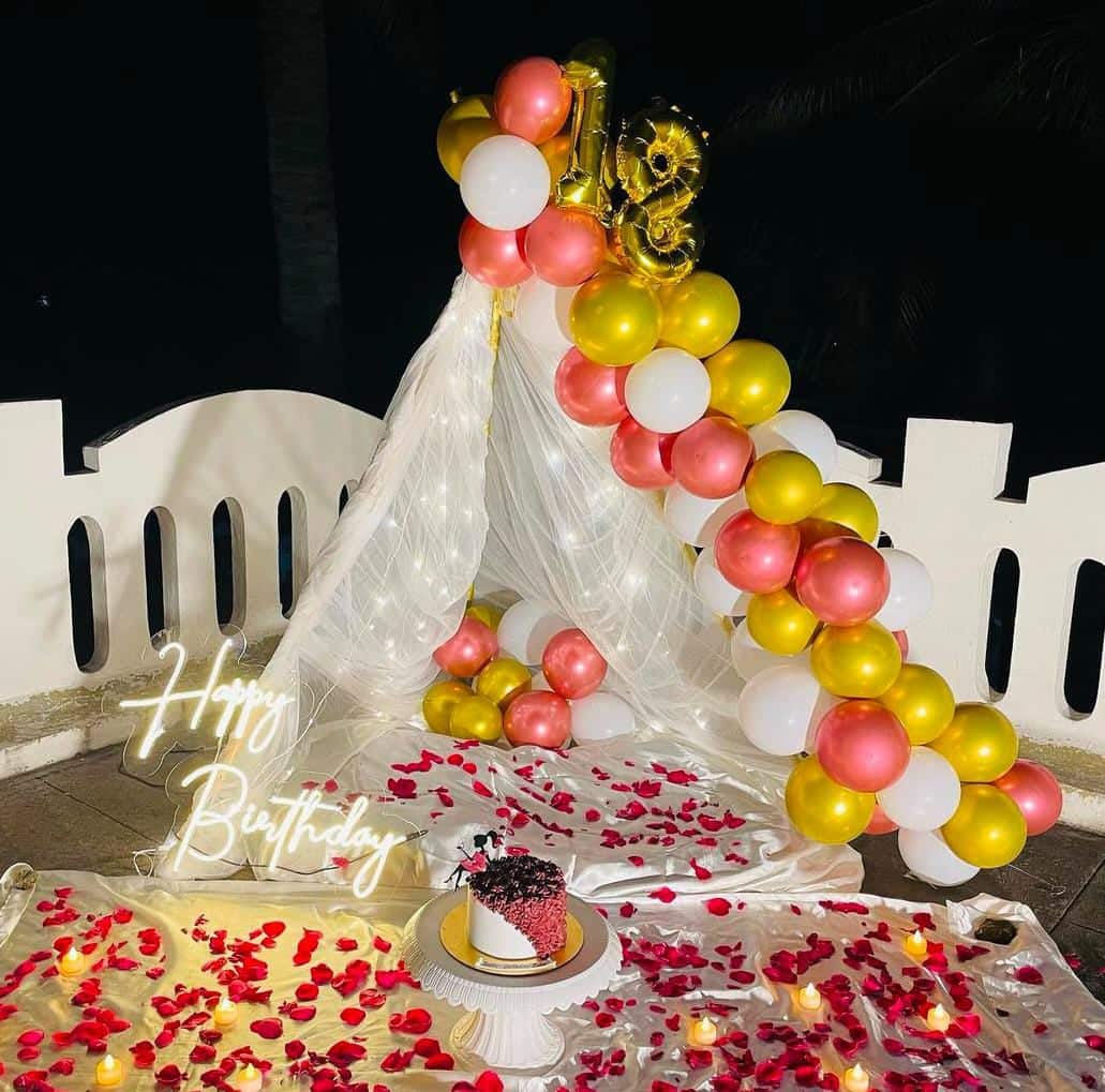 Candlelight Dinner Setup