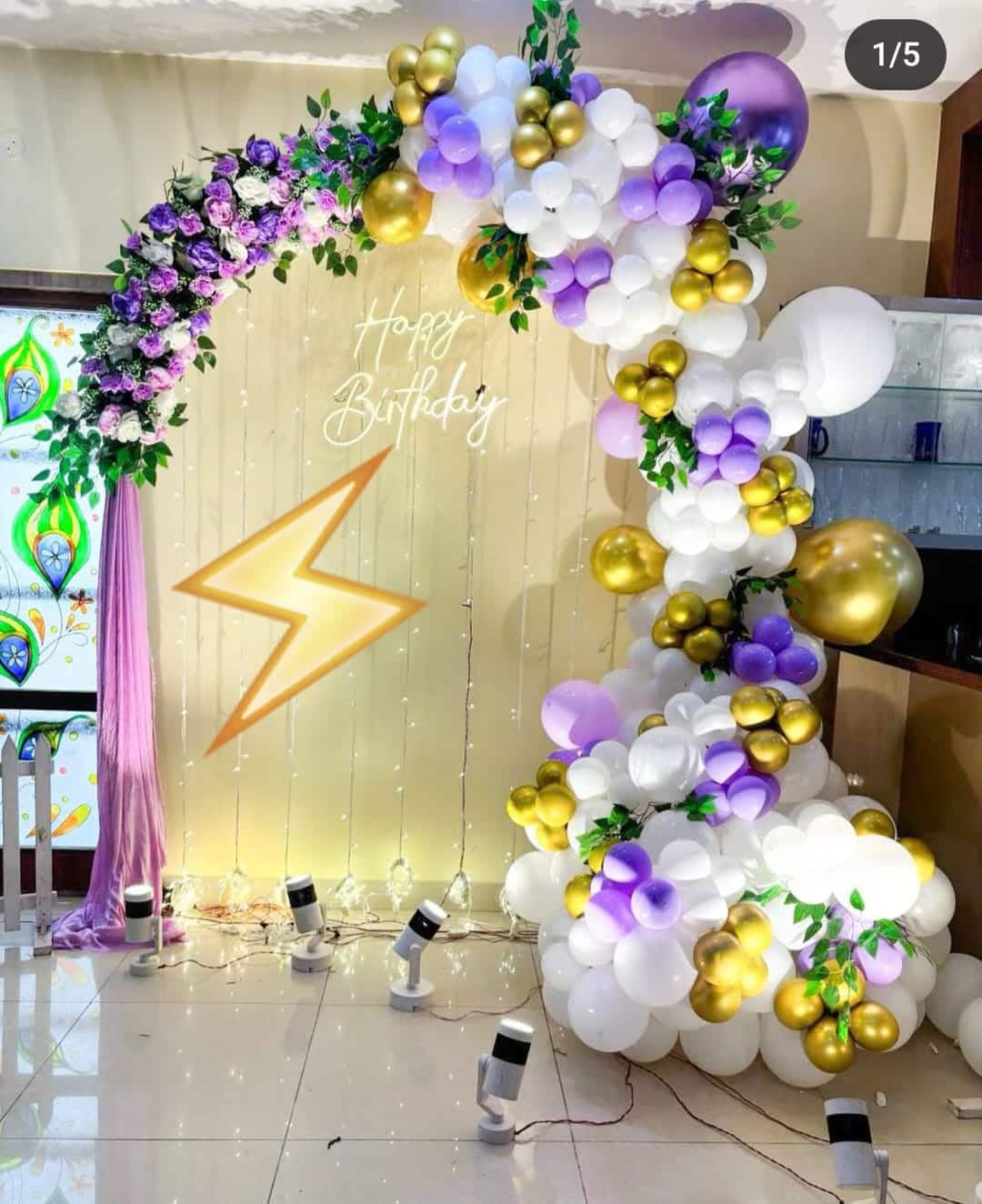 Neon Name Backdrop