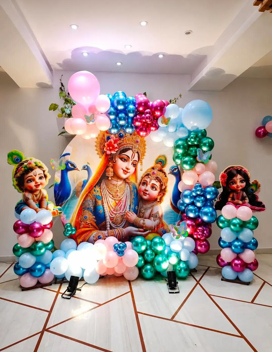 Annaprashan decoration setup in Patna