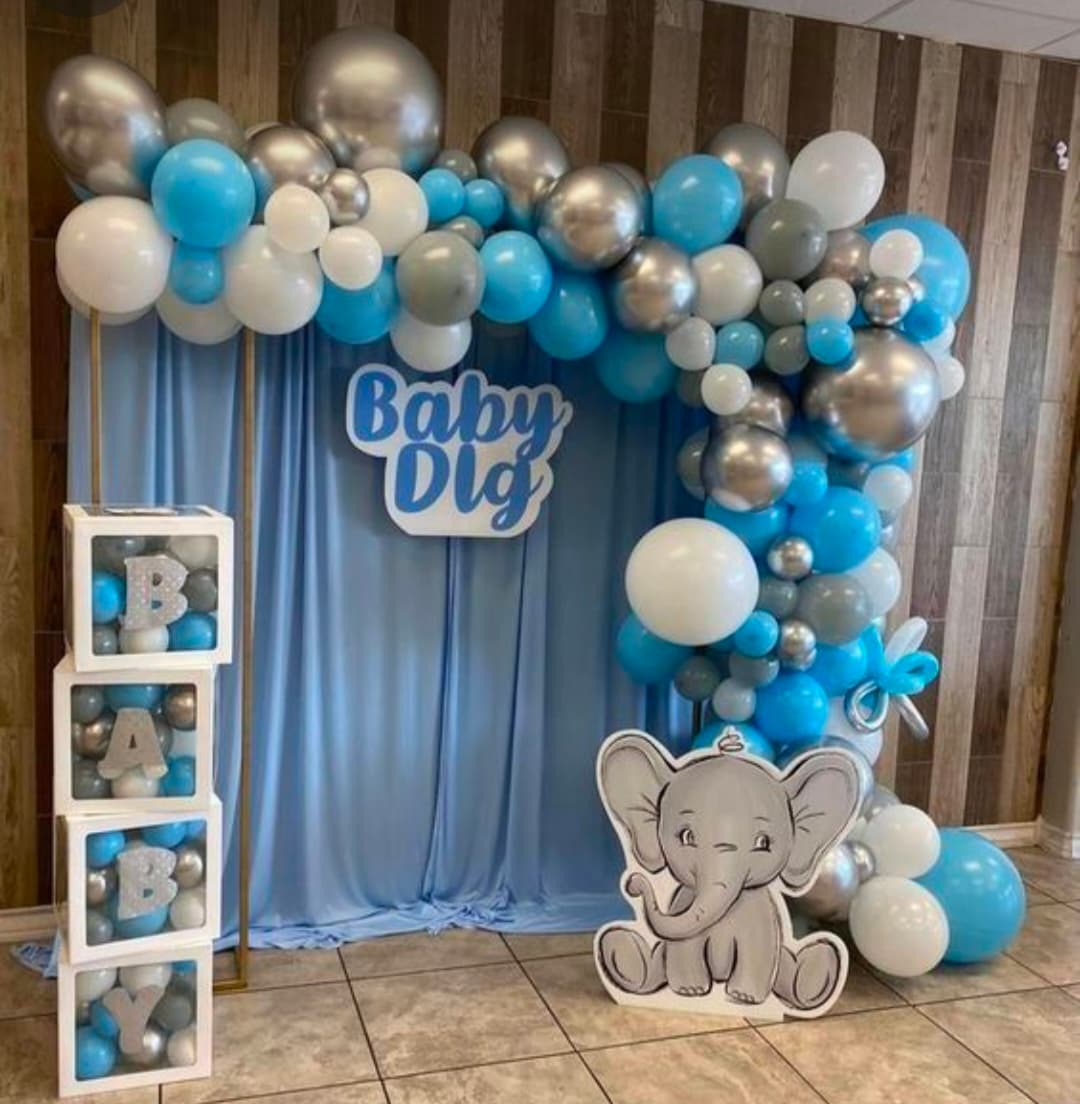Welcome baby home decoration with balloons and name lettering in Patna